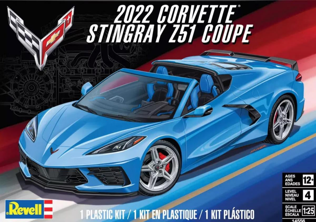 Revell 1/25 2022 Corvette Stingray Z51 Coupe 4556
